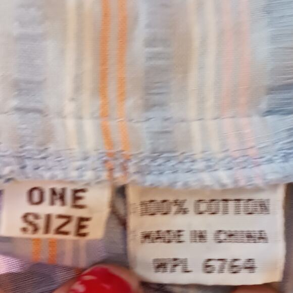 Christian Dior Monsieur Seersucker Robe. UNISEX One size - Picture 5 of 6